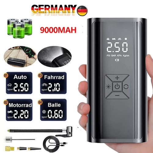 9000mah elektrische luftpumpe - 9000mah,