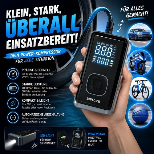 Efalce elektrische luftpumpe - elektrische,